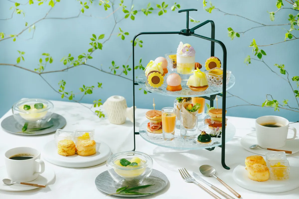 夏庭のアフタヌーンティーの全景