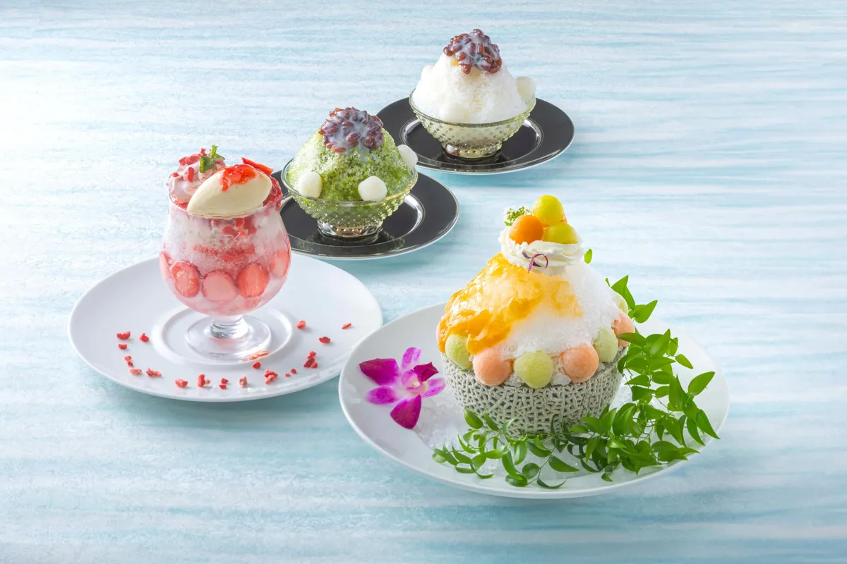 夏季限定かき氷のラインアップ